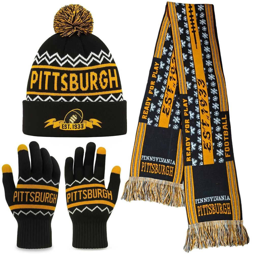 5430 Vintage Classic Skull Cap Beanie Hat with Warm Gloves and โExtended